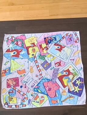 Lush Colorful Holiday Knoot  Wrap /Scarf
